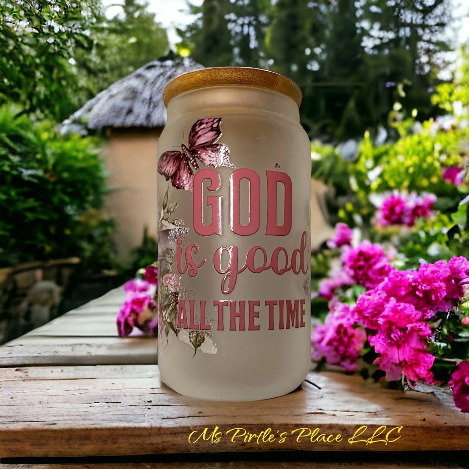 Frosted Glass Cans